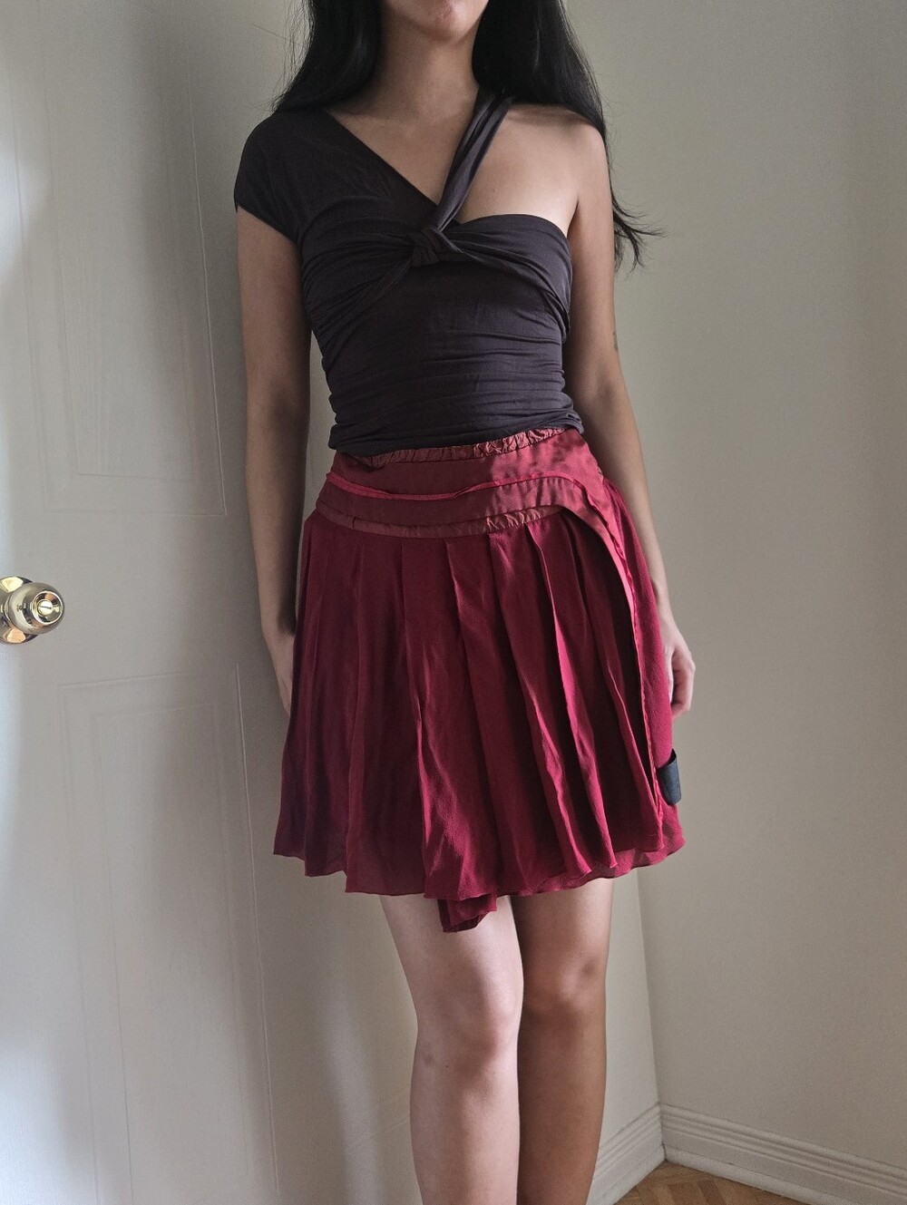 Undercover Silk Mini Skirt